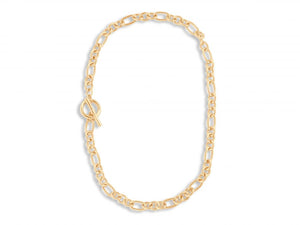 Maude Curb Chain Necklace in Gold