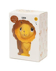 Leo lion 100% natural rubber baby teething toy petit monkey