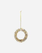 Load image into Gallery viewer, House Doctor Lamet Brass Wreath Ornament