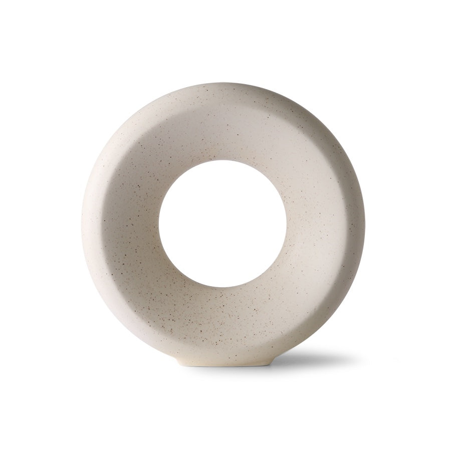 Speckled Clay Vase circle ceramic From HK Living