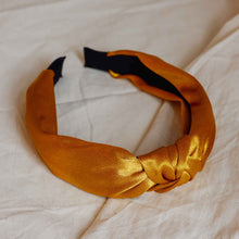Load image into Gallery viewer, Big Metal Harriett Satin Knot Headband (Choice Of Four)