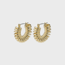 Load image into Gallery viewer, Pilgrim Sara Spiral Hoop Earrings in Gold