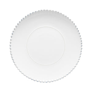 Pearl White Round Platter / Charger  33cm