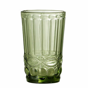 Bloomingville Florie Drinking Glass in Green