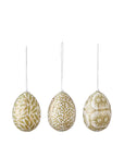 Hanging Easter Eggs / Green Pattern
