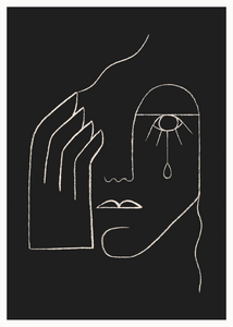 Single Tear by Kit Agar (30x40cm or 50x70cm)