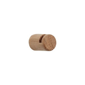 Round Rubber Wood Hook or Knob