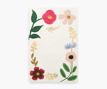 Load image into Gallery viewer, Wildflowers Large Memo Notepad