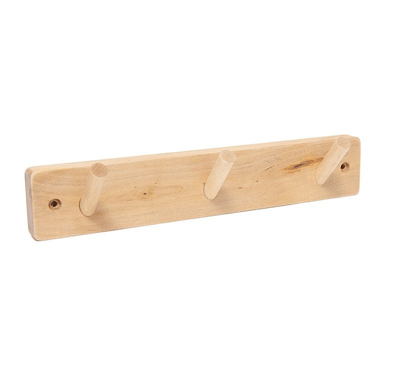 wooden coat hook petit monkey 3 peg