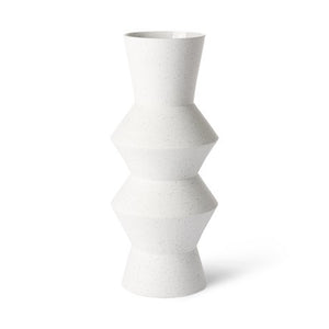Speckled Clay Angular Vase from HK Living Large