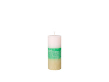 Load image into Gallery viewer, Broste Rainbow Pillar Candles