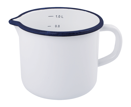Redecker Enamel Litre Measuring Jug