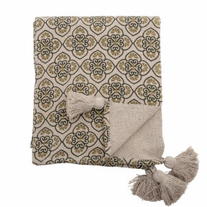 Bloomingville Recycled Cila Throw in Green