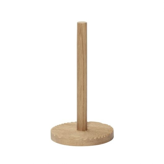 Hubsch Oak Kitchen Roll Holder – Mon Pote