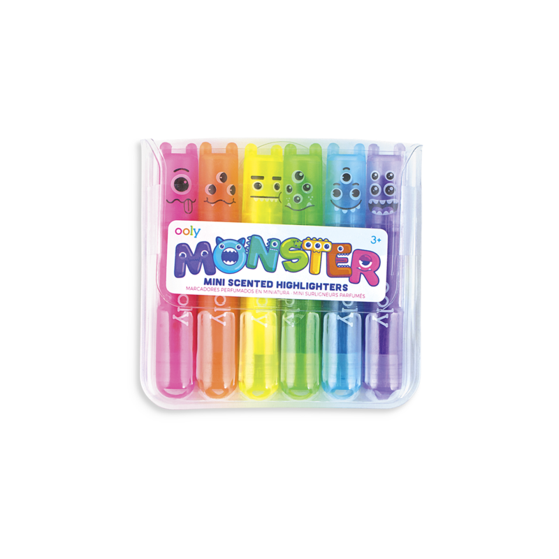 Ooly Mini Monster Scented Highlighter Set