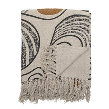 Load image into Gallery viewer, Abstract Nature Print Recycled Cotton Throw
