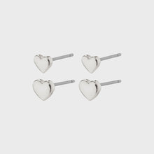 Load image into Gallery viewer, Pilgrim Heart Stud Earrings Set of Two
