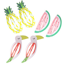 Load image into Gallery viewer, Set of Six Tropical Hair Clips