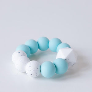 Baby Teething Ring in Mint Green