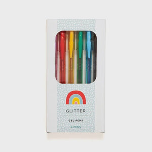 Petit Monkey Glitter Gel  pens - Set of Six