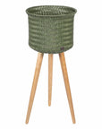 Recycled Plastic Plant Stand / Hunting Green