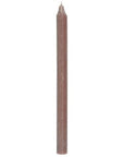 Single Tall Rustic Dinner Candle / Old Rose