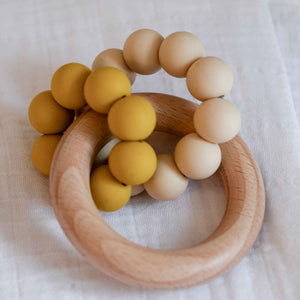 Blossom and Bear Silicone and Wooden Teething Toys