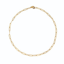 Load image into Gallery viewer, Gold Plated Cable Chain Necklace