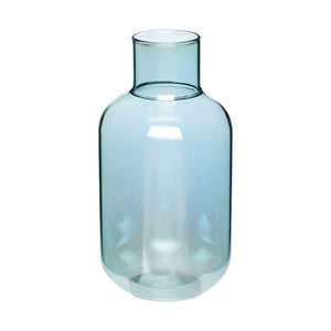 Iridescent-Green-Glass-Vase