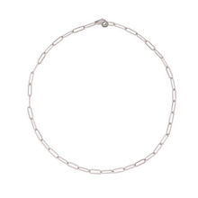 Load image into Gallery viewer, A Weathered Penny Silver Plated Cable Chain Necklace