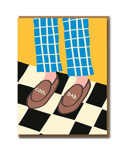 Cool Dad Slippers Father's Day Card