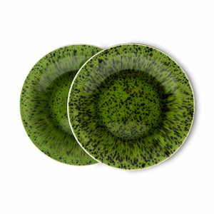HKliving Th Emeralds: Ceramic Spotted Side Plate