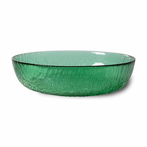 HKliving The Emeralds: Glass Salad Bowl