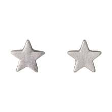 Load image into Gallery viewer, Ava Star Silver Plated Stud Earrings