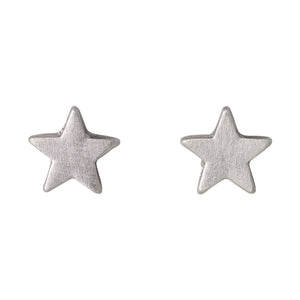 Ava Star Silver Plated Stud Earrings