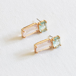 Big-Metal-London-Green-and-Pink-Kim-Hand-Cut-Stone-Luxe-Demi-Fine-Drop-Earrings-Gold-Plated