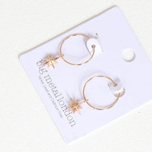Load image into Gallery viewer, Big Metal London Ilaria Tiny Star Hoop Earring (Two Variants)