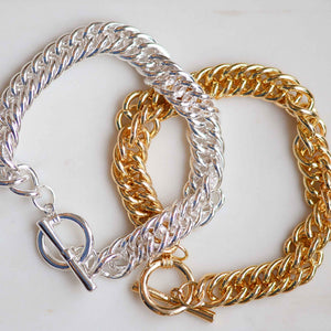 Big Metal London Molly Curb Bracelet