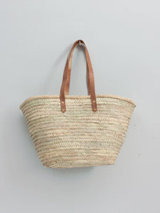 Palm Leaf Shopping Basket