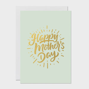 Happy Mothers Day Gold Foil