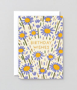 Wrap Flower Field Birthday Card