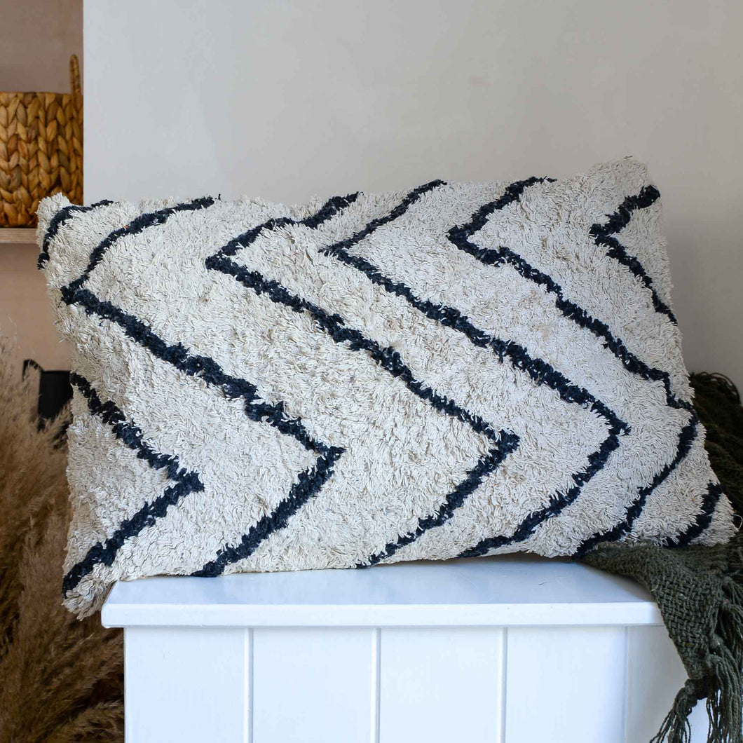Cotton Zig Zag Cushion From HK Living