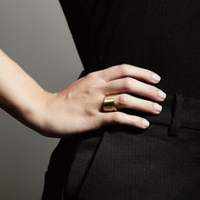 Load image into Gallery viewer, Cyrilla Gold Plated Statement Ring