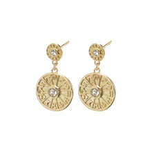 Load image into Gallery viewer, Fia Gold Plated Zodiac Pendant Earrings