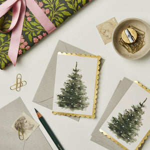 Wanderlust Paper Co Christmas Tree Mini Card
