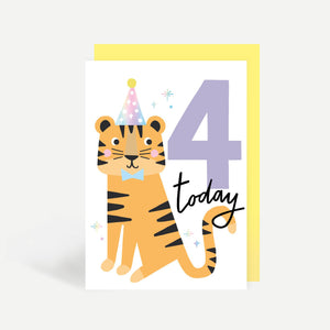 Four Today Tiger Holographic Foil