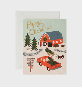 Holiday Tree Farm Card From Rifle Paper