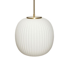Load image into Gallery viewer, Glass Opal Pendant Lamp in White