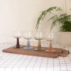 Hkliving Swirl Wine Glasses / Various Colours