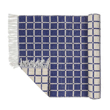 Load image into Gallery viewer, Broste Henny Runner in Ultramarine Blue Cotton